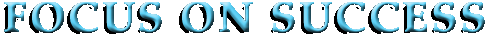 Focus on Success Banner